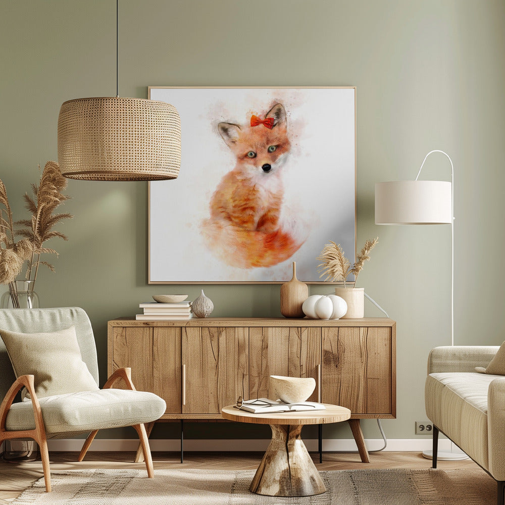 Baby Fox Poster